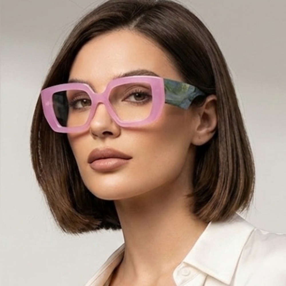 ✨Stylish Pink Women's Glasses
